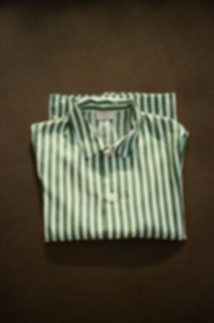 Ett Hem x Tom Àdam Loungewear Set - Green Stripe